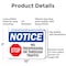 Signmission No Trespassing Or Through Traffic OSHA Notice Sign, Aluminum, 10in W x 7in L, 2PK OS-2PACK-NS-A-710-L-14962 - alternate 5